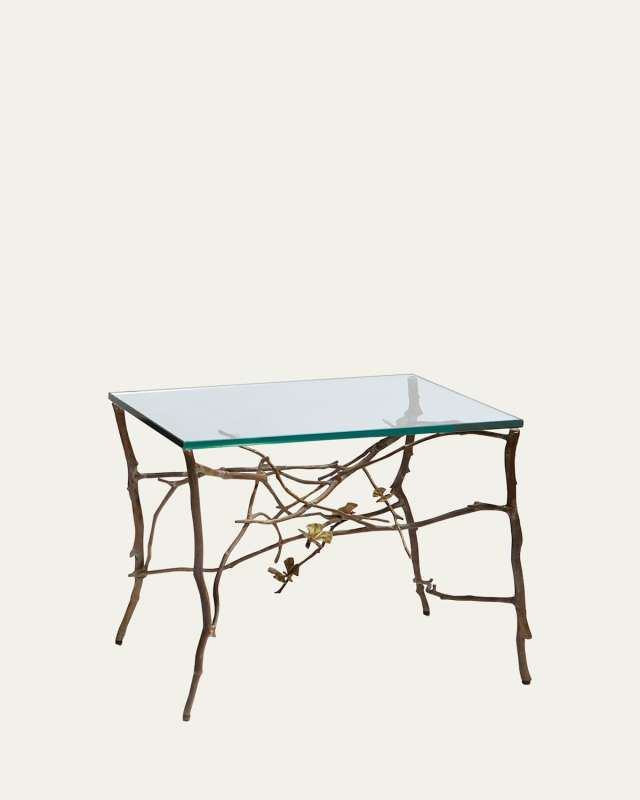 Butterfly Ginkgo Side Table